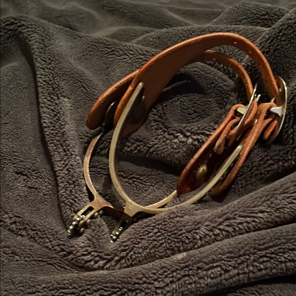 Brown Leather Horse Spurs